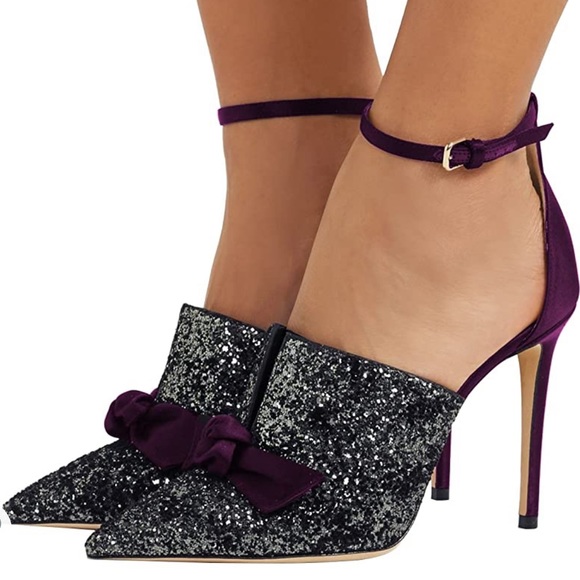 mauve closed toe heels
